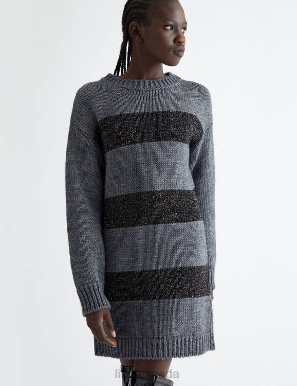 Clothing Liu Jo Striped Knit Dress Women F606287