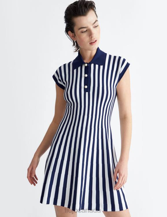 Clothing Liu Jo Striped Knit Dress Women F606607