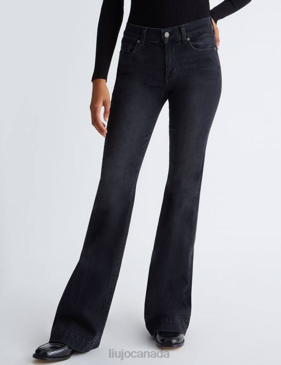 Clothing Liu Jo Black Bootcut Jeans Women F6061370
