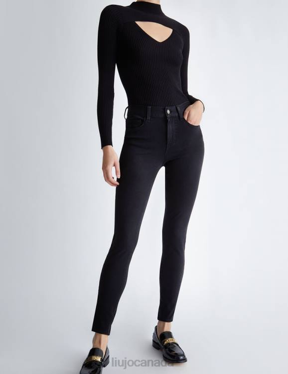 Clothing Liu Jo Black Skinny Jeans Women F6061312