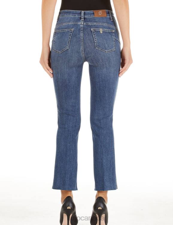 Clothing Liu Jo Bootcut Jeans With Visible Buttons Women F6062579