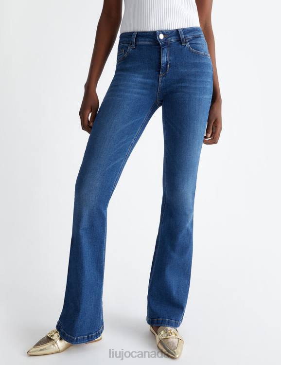 Clothing Liu Jo Bottom Up Flared Jeans Women F6061261