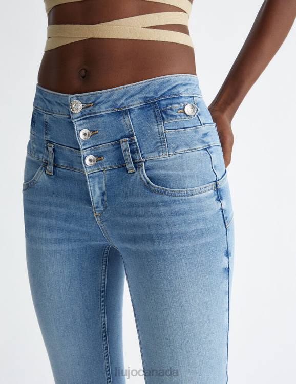 Clothing Liu Jo Bottom Up Skinny Jeans With Buttons Women F6061349