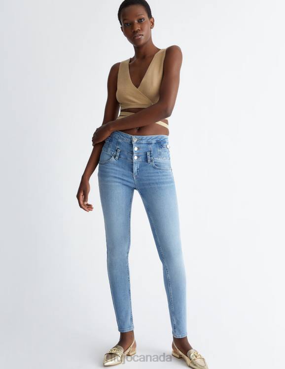 Clothing Liu Jo Bottom Up Skinny Jeans With Buttons Women F6061349