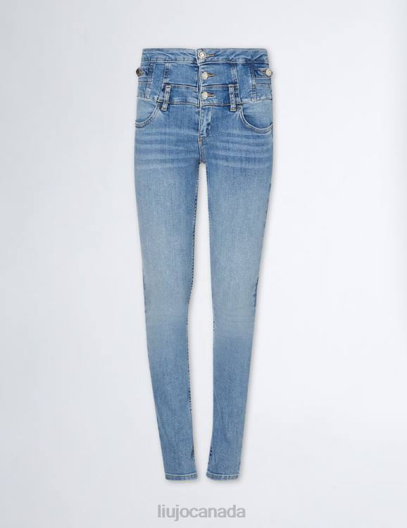 Clothing Liu Jo Bottom Up Skinny Jeans With Buttons Women F6061349