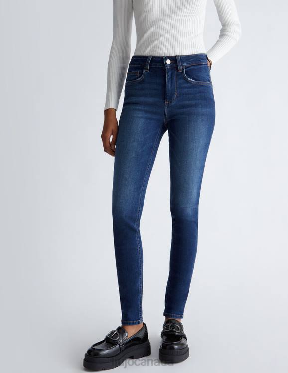 Clothing Liu Jo Bottom Up Skinny Jeans With Gemstones Women F6061343