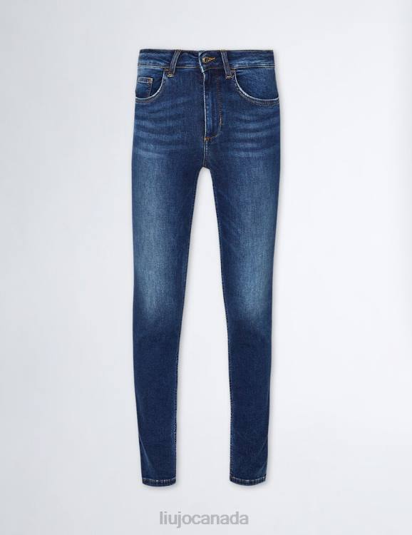 Clothing Liu Jo Bottom Up Skinny Jeans With Gemstones Women F6061343