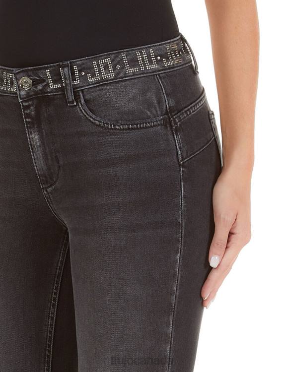 Clothing Liu Jo Bottom Up Skinny Jeans With Gemstones Women F6062486