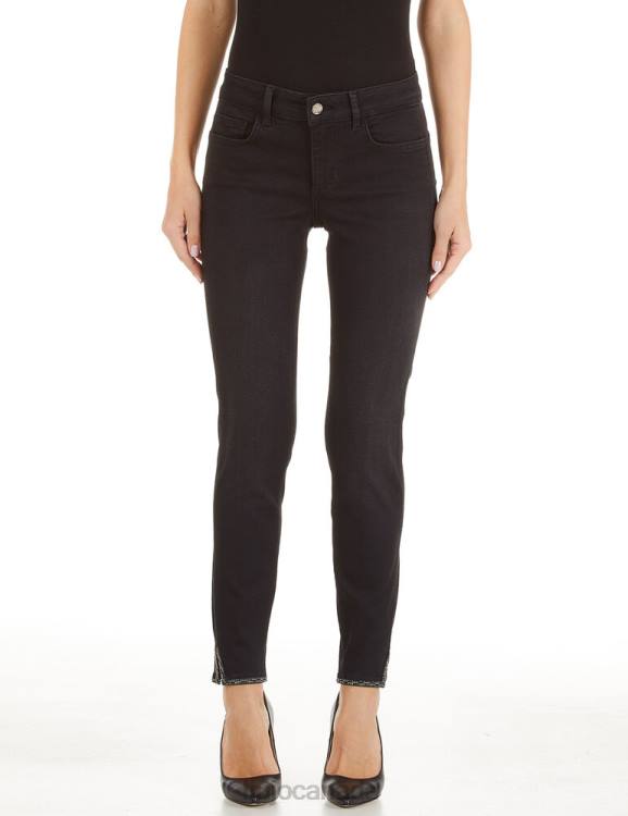 Clothing Liu Jo Bottom Up Skinny Jeans With Gemstones Women F6062736