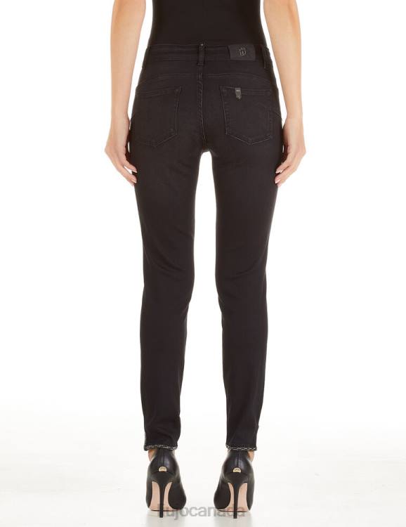 Clothing Liu Jo Bottom Up Skinny Jeans With Gemstones Women F6062736