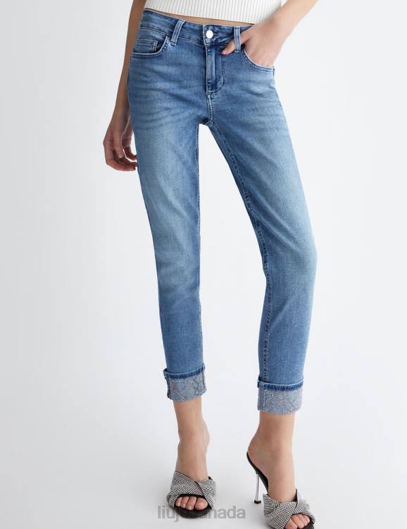 Clothing Liu Jo Bottom Up Skinny Jeans With Turn-Ups Women F6061302