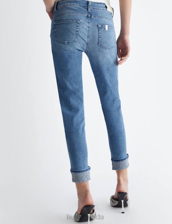 Clothing Liu Jo Bottom Up Skinny Jeans With Turn-Ups Women F6061302