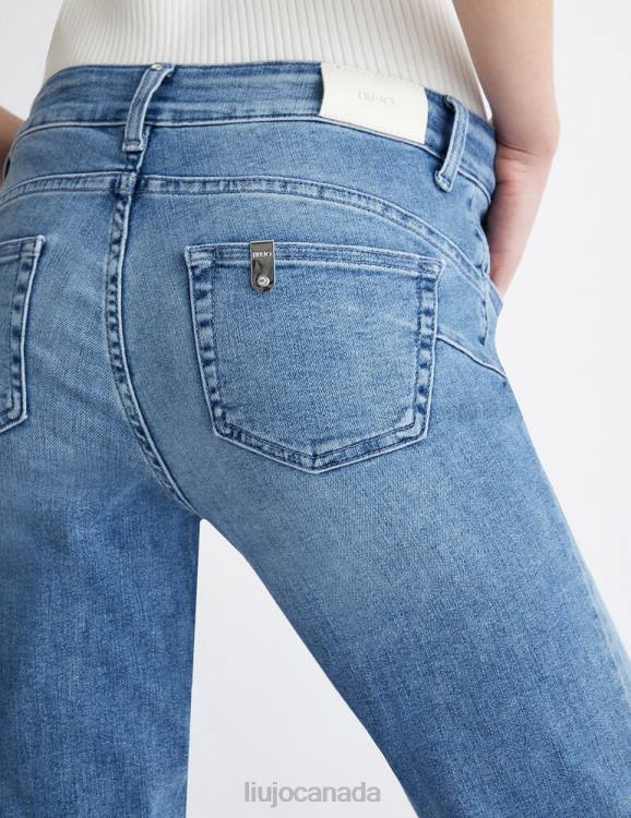 Clothing Liu Jo Bottom Up Skinny Jeans With Turn-Ups Women F6061302