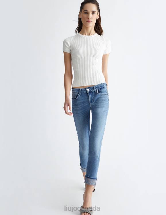 Clothing Liu Jo Bottom Up Skinny Jeans With Turn-Ups Women F6061302