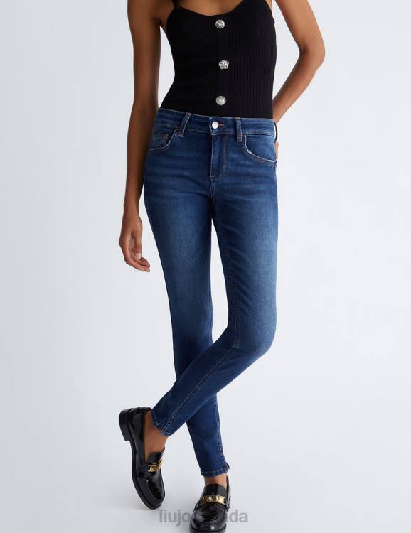 Clothing Liu Jo Bottom Up Skinny Jeans Women F6061325