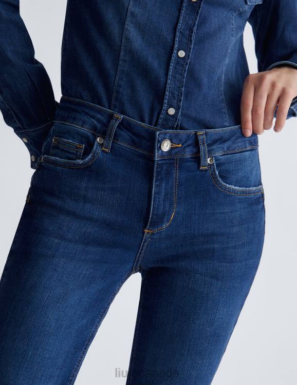 Clothing Liu Jo Bottom-Up Slim-Fit Jeans Women F6061330