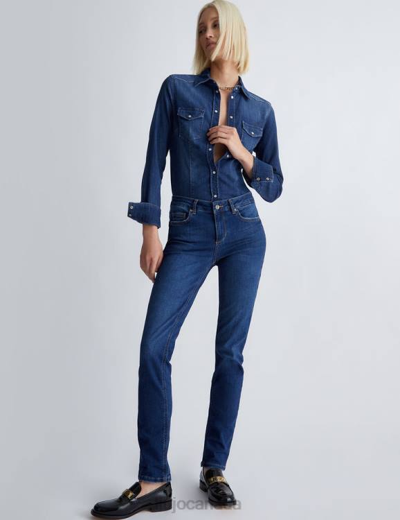Clothing Liu Jo Bottom-Up Slim-Fit Jeans Women F6061330