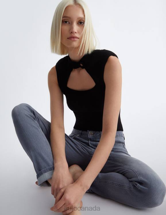 Clothing Liu Jo Bottom-Up Slim-Fit Jeans Women F6061351