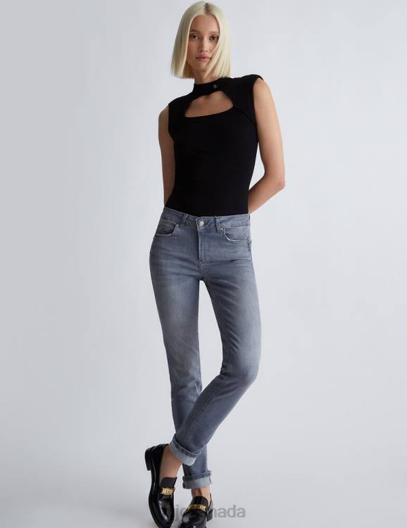 Clothing Liu Jo Bottom-Up Slim-Fit Jeans Women F6061351