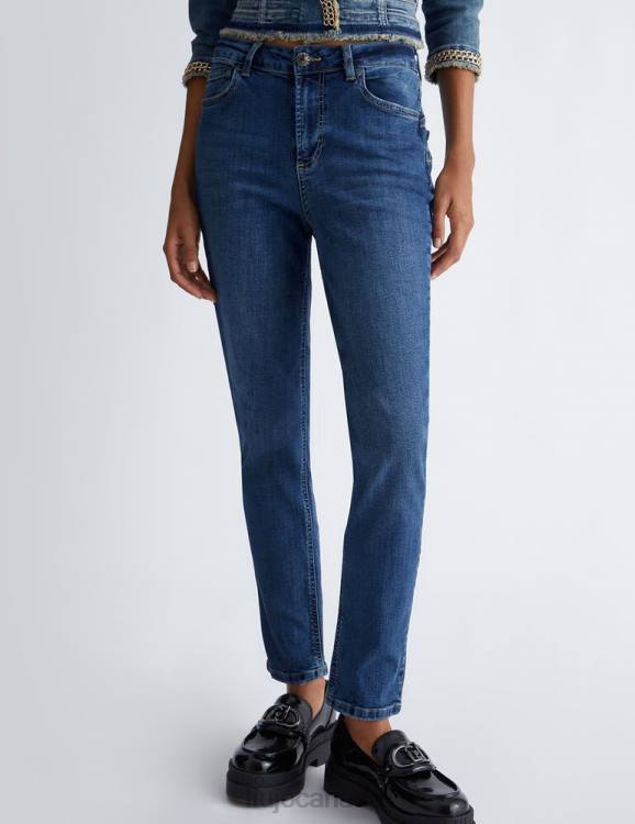 Clothing Liu Jo Bottom-Up Slim-Fit Jeans Women F6061361