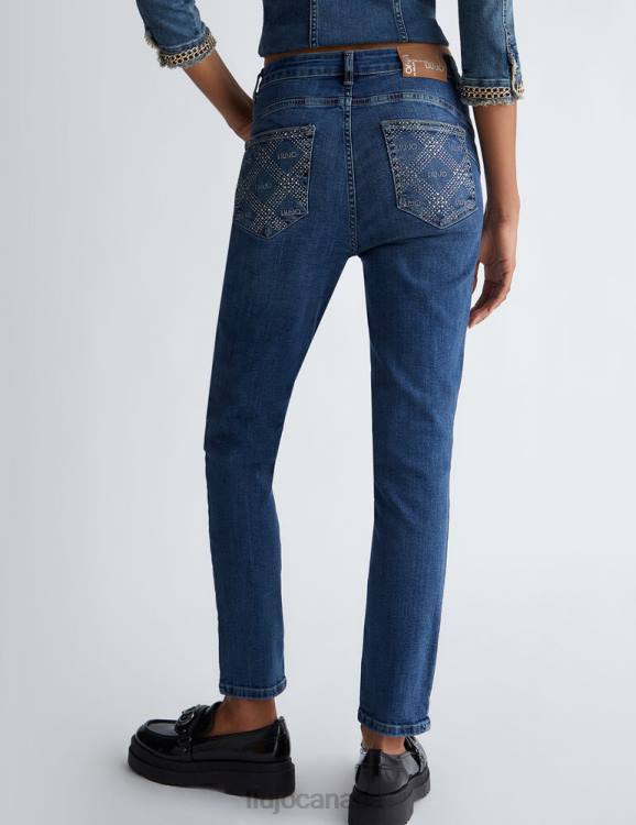 Clothing Liu Jo Bottom-Up Slim-Fit Jeans Women F6061361