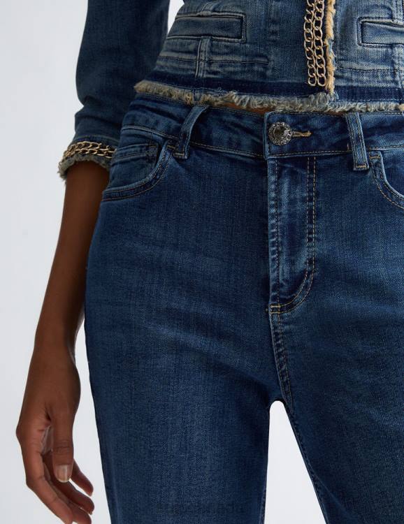 Clothing Liu Jo Bottom-Up Slim-Fit Jeans Women F6061361