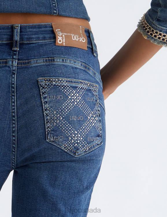 Clothing Liu Jo Bottom-Up Slim-Fit Jeans Women F6061361