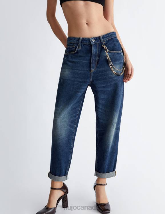 Clothing Liu Jo Boyfriend Jeans With Turn-Up Women F6061372