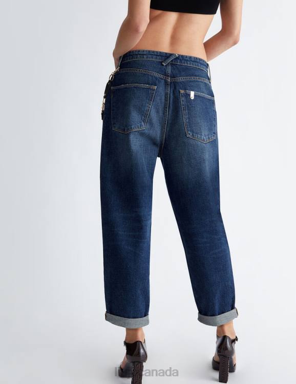 Clothing Liu Jo Boyfriend Jeans With Turn-Up Women F6061372