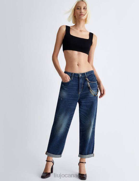 Clothing Liu Jo Boyfriend Jeans With Turn-Up Women F6061372