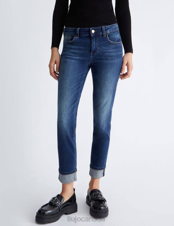 Clothing Liu Jo Cropped Bottom Up Jeans Women F6061320