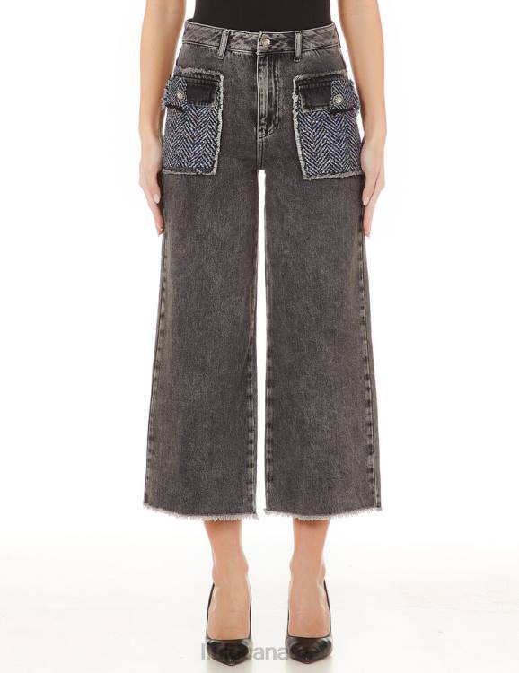 Clothing Liu Jo Cropped Flared Jeans With Pockets Women F6062544
