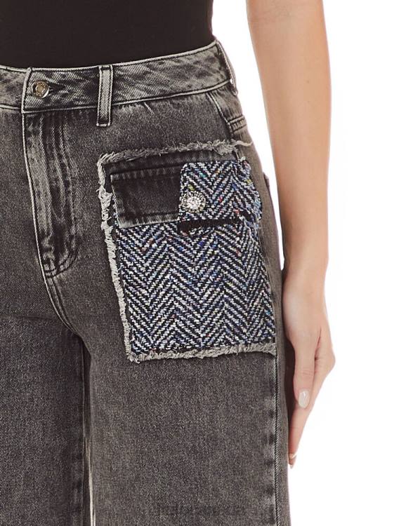 Clothing Liu Jo Cropped Flared Jeans With Pockets Women F6062544