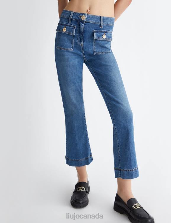 Clothing Liu Jo Cropped Flared Jeans Women F6061359