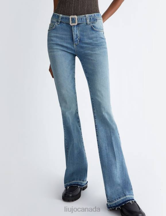 Clothing Liu Jo Flared Jeans With Belt Women F6061326