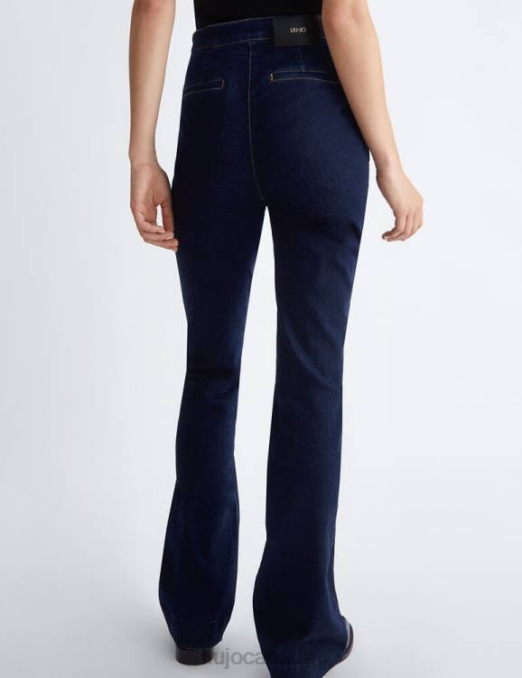 Clothing Liu Jo Flared Jeans With Jewel Chain Women F6061366