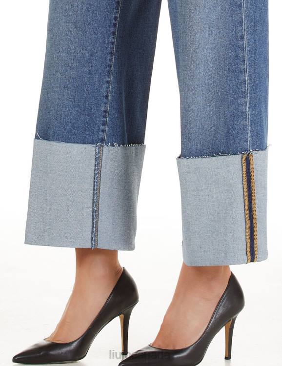 Clothing Liu Jo Flared Jeans With Maxi Turn-Up Women F6062695