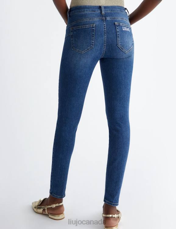 Clothing Liu Jo High-Rise Bottom Up Skinny Jeans Women F6061311