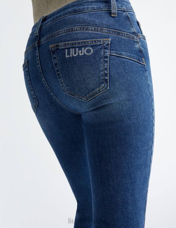 Clothing Liu Jo High-Rise Bottom Up Skinny Jeans Women F6061311