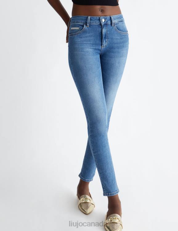 Clothing Liu Jo High-Rise Bottom Up Skinny Jeans Women F6061332