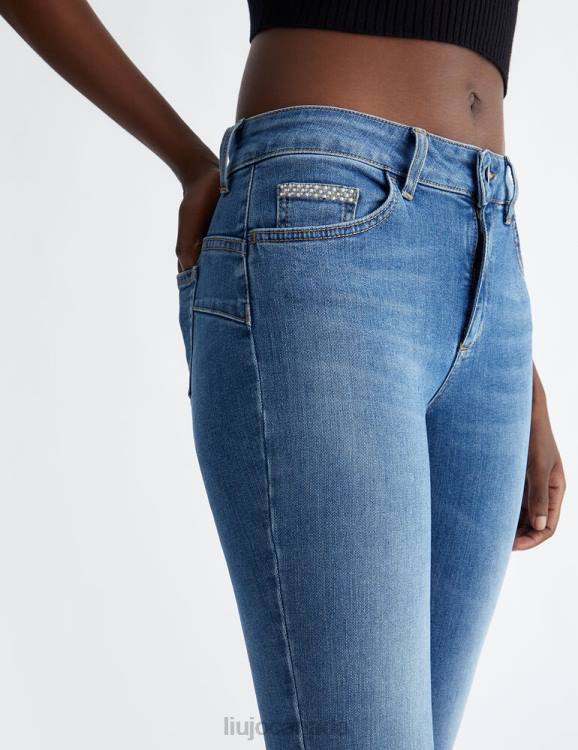 Clothing Liu Jo High-Rise Bottom Up Skinny Jeans Women F6061332