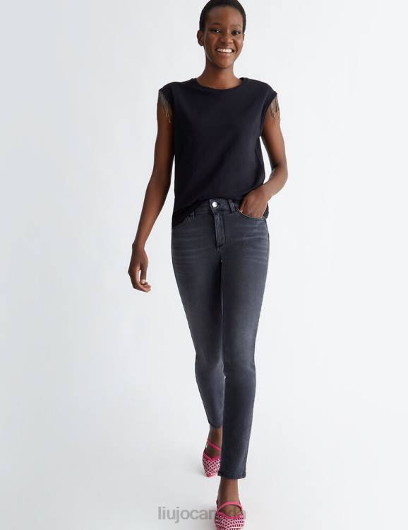 Clothing Liu Jo High-Rise Bottom Up Skinny Jeans Women F6061335