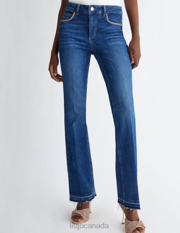 Clothing Liu Jo High-Waisted Jeans With Chains Women F6061265