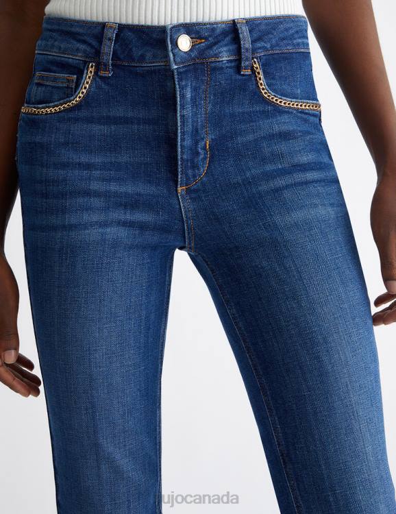 Clothing Liu Jo High-Waisted Jeans With Chains Women F6061265