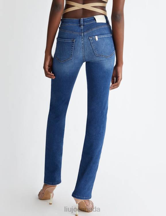 Clothing Liu Jo High-Waisted Straight-Leg Jeans Women F6061313