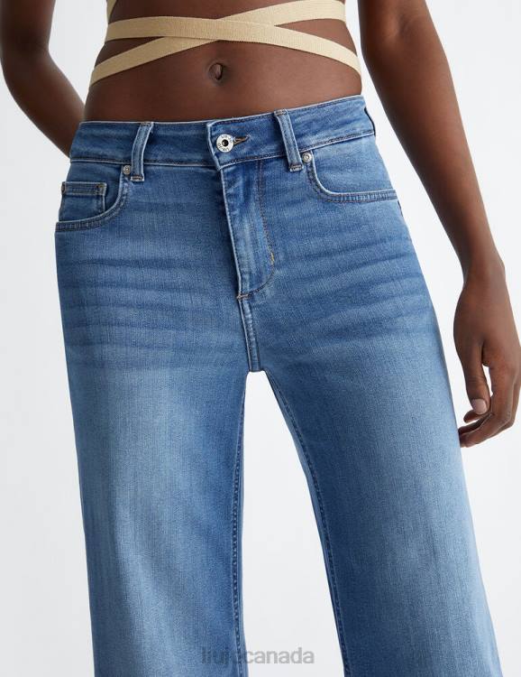 Clothing Liu Jo High-Waisted Super-Flared Jeans Women F6061257