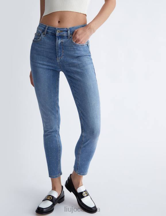 Clothing Liu Jo Skinny Jeans With Gemstones Women F6061340