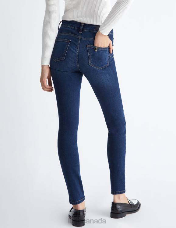 Clothing Liu Jo Skinny Jeans With Jewel Accessory Women F6061327