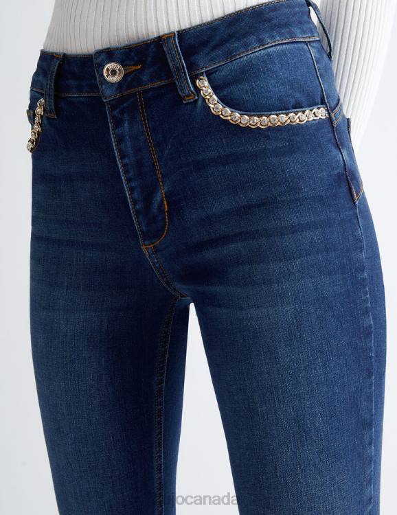 Clothing Liu Jo Skinny Jeans With Jewel Accessory Women F6061327