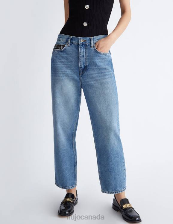 Clothing Liu Jo Straight Cropped Jeans Women F6061364
